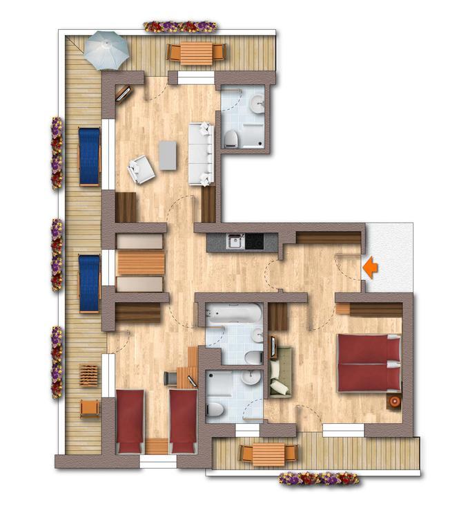 Apartmenthaus Katharina Майргофен Екстер'єр фото